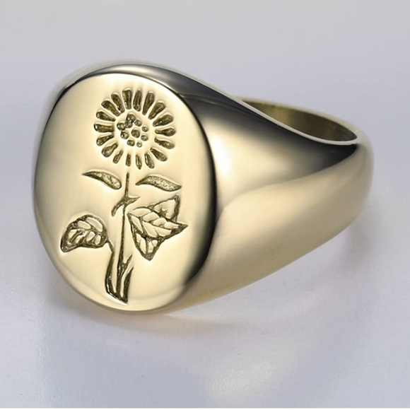 Sunflower ring - Picture 2 of 8